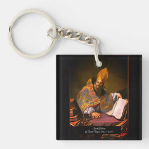 Saint Ambrose of Milan Key Ring