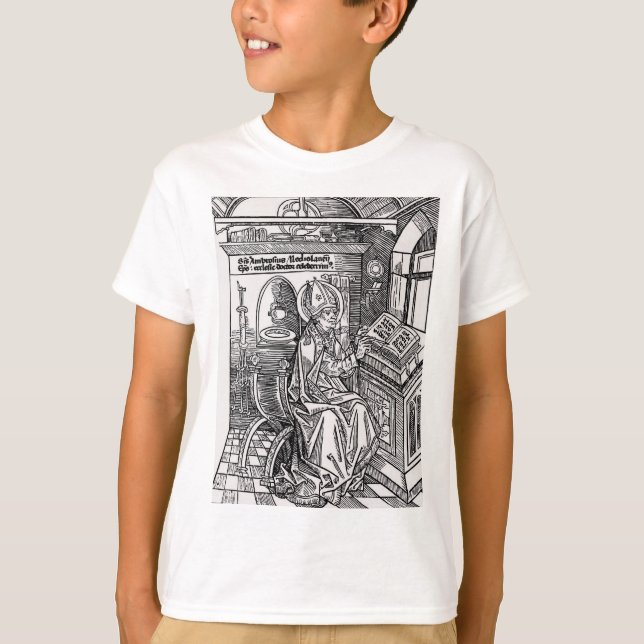 Saint Ambrose of Milan T-Shirt (Front)