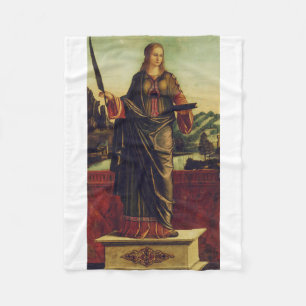 Saint Anastasia of Rome Premium Art Fleece Blanket