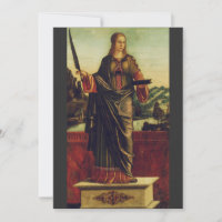 Saint Anastasia of Rome Premium Art