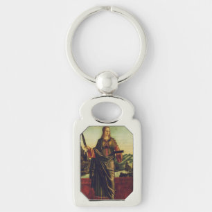 Saint Anastasia of Rome Premium Art Key Ring