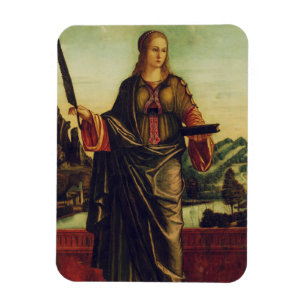 Saint Anastasia of Rome Premium Art Magnet