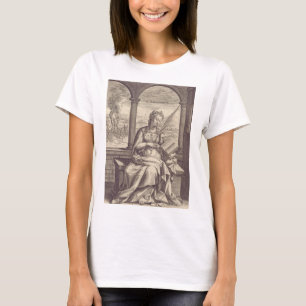 Saint Anastasia the Deliverer Black & White Art T-Shirt