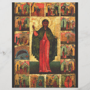 Saint Anastasia the Deliverer Byzantine Art Flyer
