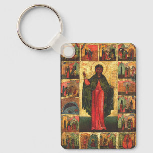 Saint Anastasia the Deliverer Byzantine Art Key Ring