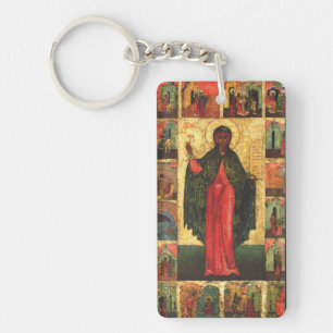 Saint Anastasia the Deliverer Byzantine Art Key Ring