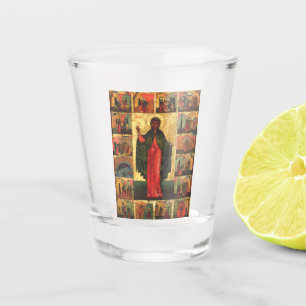 Saint Anastasia the Deliverer Byzantine Art Shot Glass