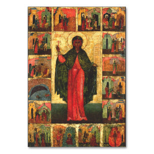 Saint Anastasia the Deliverer Byzantine Art Table Number