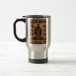 Saint Anastasia the Deliverer Byzantine Art Travel Mug