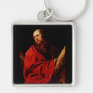 Saint Andrew by Peter Paul Rubens Baroque Apostle Key Ring
