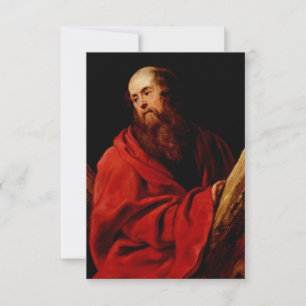 Saint Andrew by Peter Paul Rubens Baroque Apostle Thank You Card