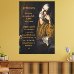 Saint Andrew Christmas Novena Canvas Print