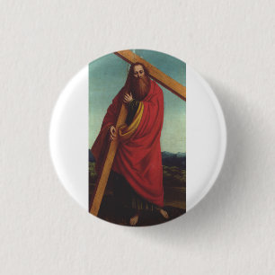 Saint Andrew the Apostle First‑Called Disciple 3 Cm Round Badge