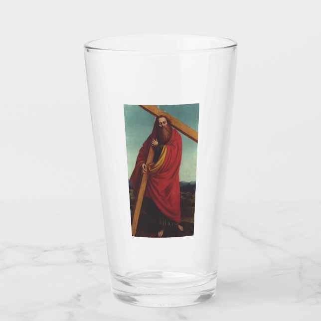 Saint Andrew the Apostle First‑Called Disciple Glass (Front)