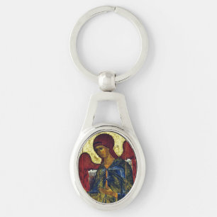Saint Angel Gabriel Orthodox Icon Key Ring
