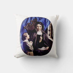 Saint Angela Merici Patron Saint of Educators and  Cushion