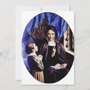 Saint Angela Merici Patron Saint of Educators and Holiday Card