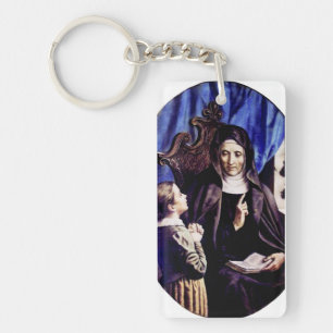 Saint Angela Merici Patron Saint of Educators and  Key Ring
