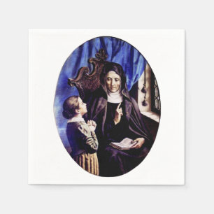 Saint Angela Merici Patron Saint of Educators and Napkin