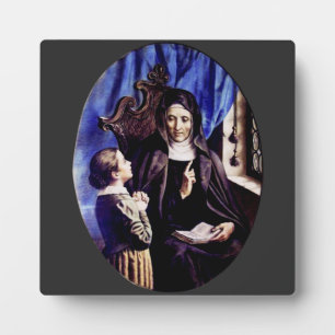Saint Angela Merici Patron Saint of Educators and  Plaque