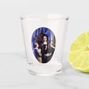 Saint Angela Merici Patron Saint of Educators and  Shot Glass