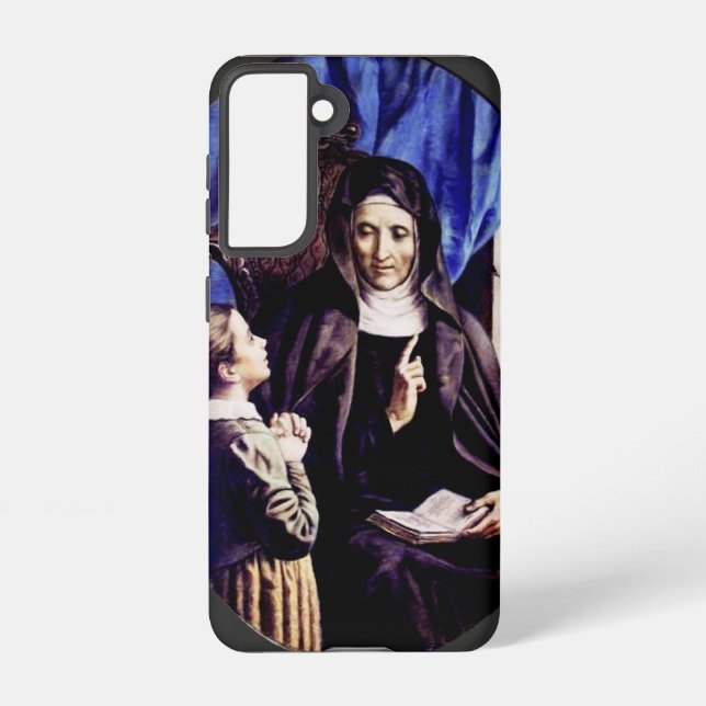 Saint Angela Merici Virgin and foundress Samsung Galaxy S21 Case (Back)