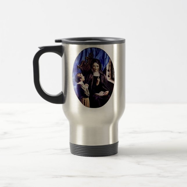 Saint Angela Merici Virgin and foundress Travel Mug (Left)