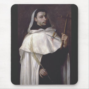 Saint Angelus of Jerusalem Martyr and Preacher Mouse Mat