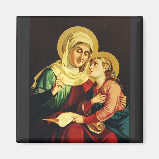 Saint Ann and Virgin Mary Magnet (Front)
