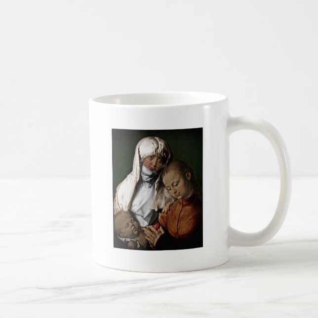 Saint Anne Admiring Baby Jesus Coffee Mug (Right)