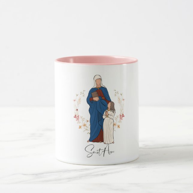 Saint Anne, Catholic Coffee Mug (Center)