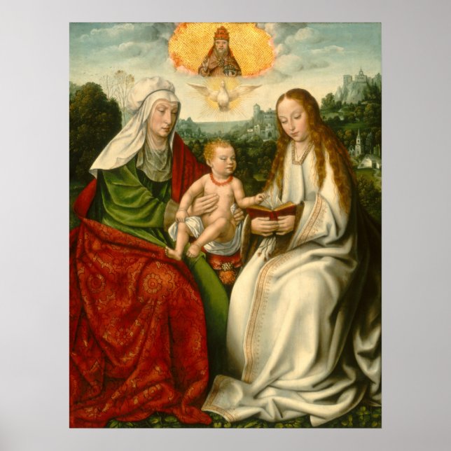 Saint Anne - Master of Frankfurt Fine Art Poster (Front)