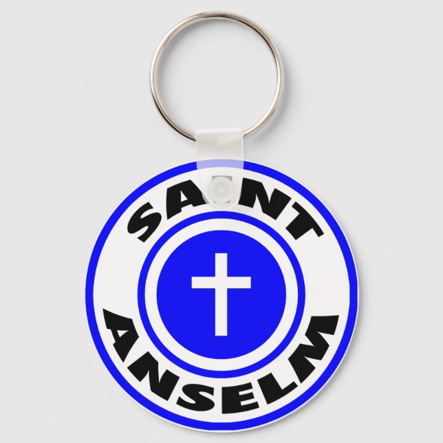 Saint Anselm Key Ring (Front)