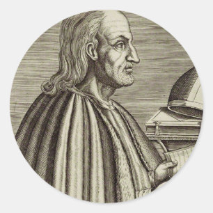 Saint Anselm of Canterbury Doctor of the Church Classic Round Sticker