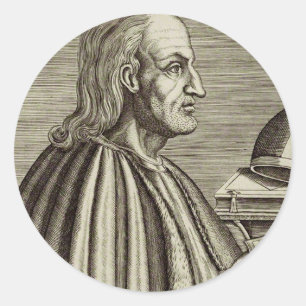 Saint Anselm of Canterbury Doctor of the Church Classic Round Sticker