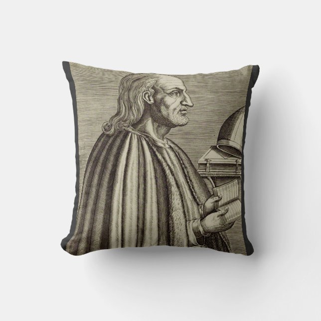 Saint Anselm of Canterbury Doctor of the Church Cushion (Front)