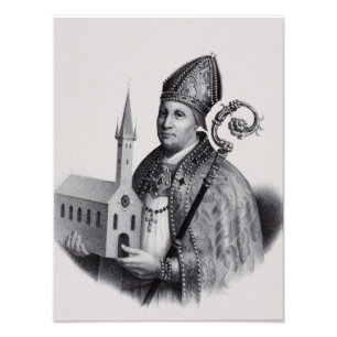 Saint Ansgar Archbishop and Apostle of the North Photo Print