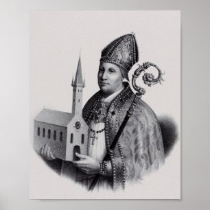 Saint Ansgar Archbishop and Apostle of the North Poster