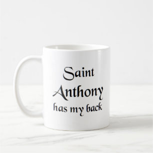 saint anthony coffee mug