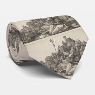 Saint Anthony Engraving Albrecht Durer Tie