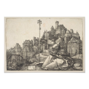 Saint Anthony Engraving by Albrecht Durer Photo Print
