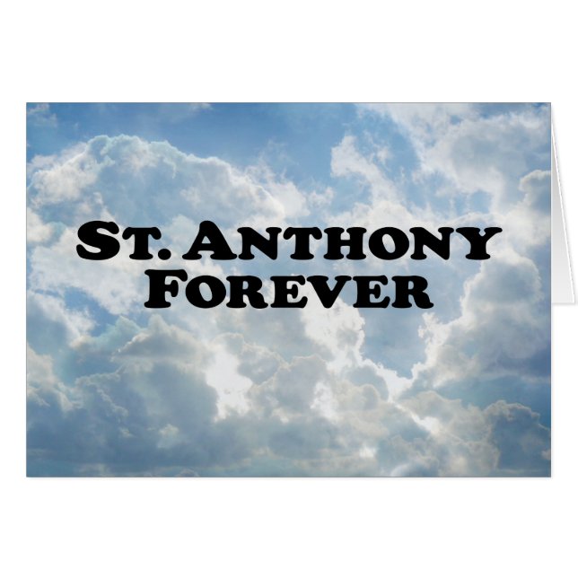 Saint Anthony Forever - Basic (Front Horizontal)