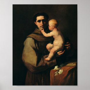 Saint Anthony of Padua by Luca Giordano Poster