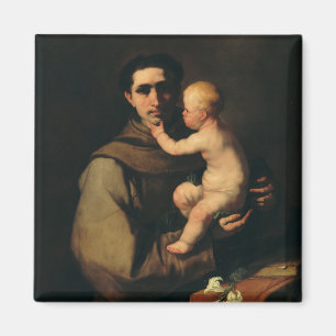 Saint Anthony of Padua Light of Padua Fine Art Magnet