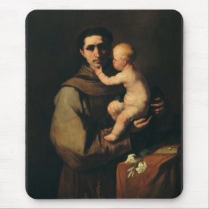 Saint Anthony of Padua Light of Padua Fine Art Mouse Mat