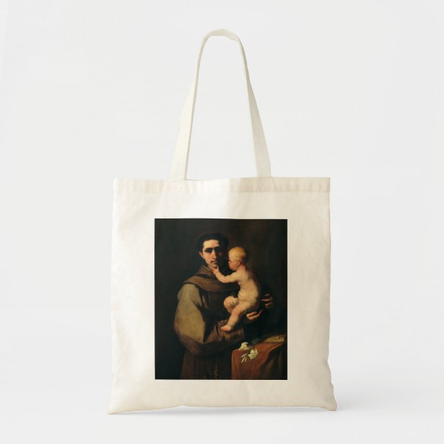 Saint Anthony of Padua Light of Padua Fine Art Tote Bag (Front)