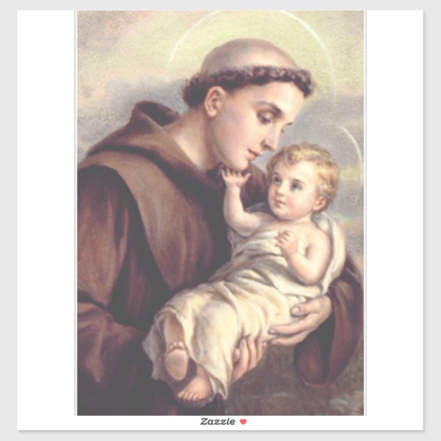 Saint Anthony of Padua Patron of Lost Things (Sheet)