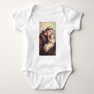 Saint Anthony of Padua Patron of Lost Things Baby Bodysuit