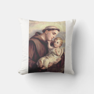 Saint Anthony of Padua Patron of Lost Things Cushion