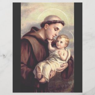 Saint Anthony of Padua Patron of Lost Things Flyer